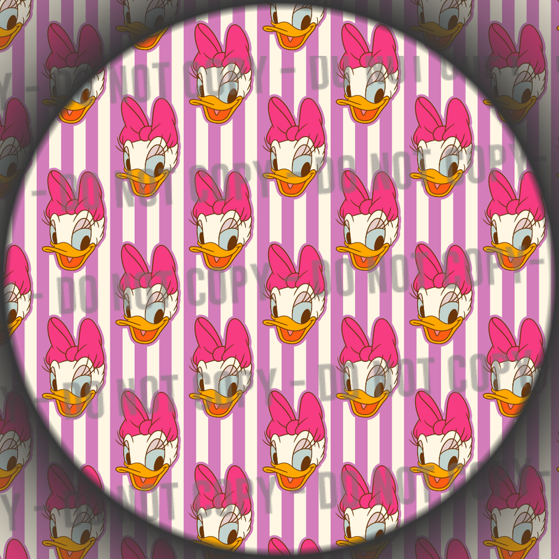 Dark Pink Duck Stripes