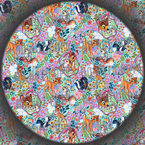 Deer - Floral Main - 1