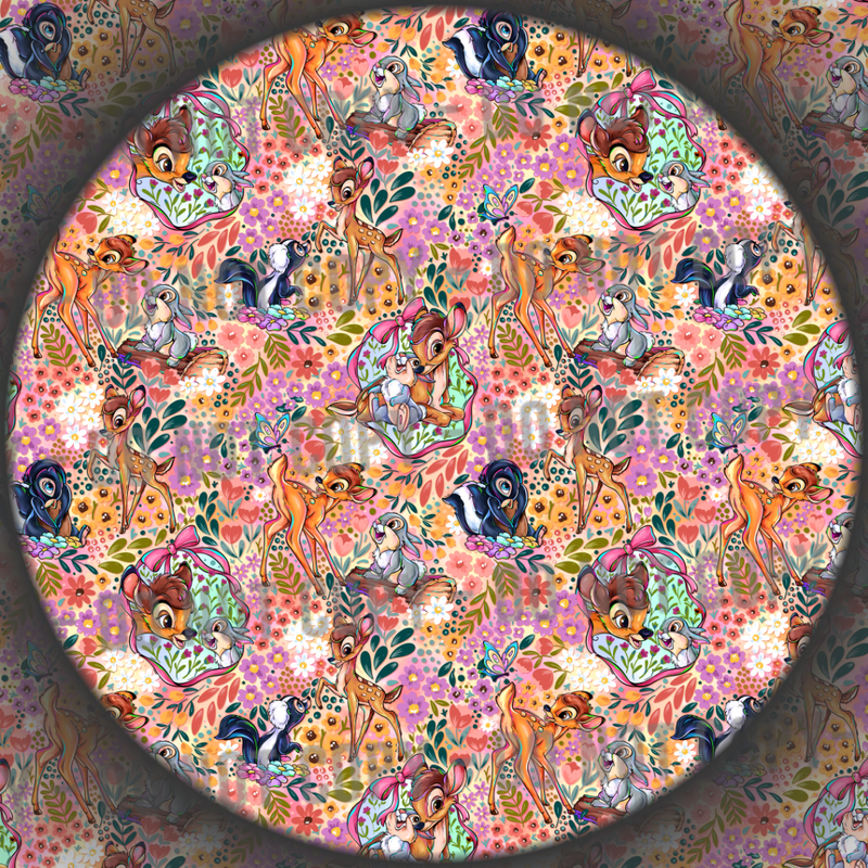 Deer - Floral Main - 3