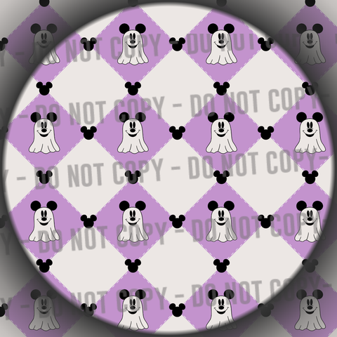 Diamond Mouse Ghost - Purple