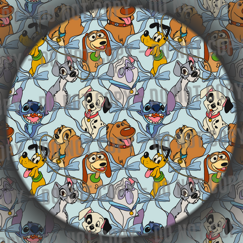 Dogs - Blue Bows