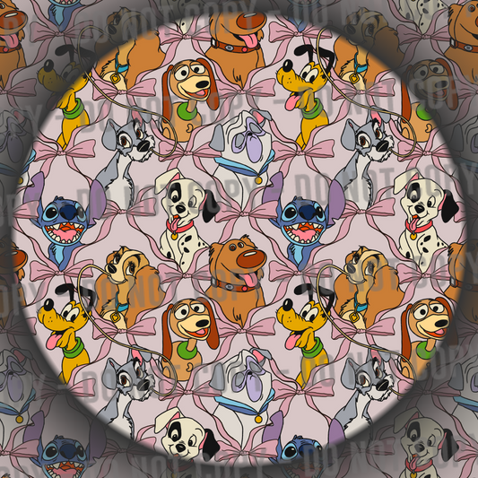 Dogs - Pink Bows