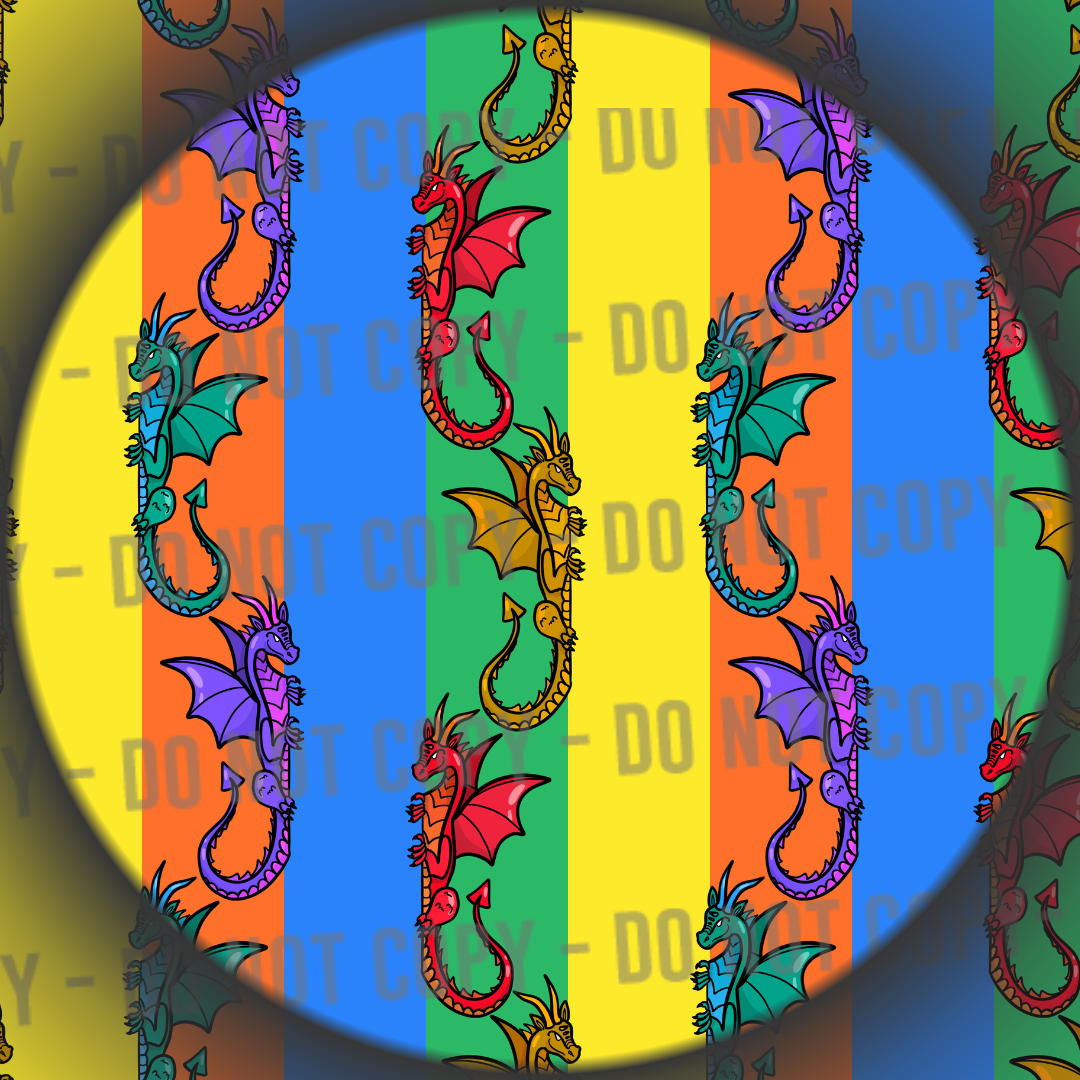 Dragon Stripes - Bright