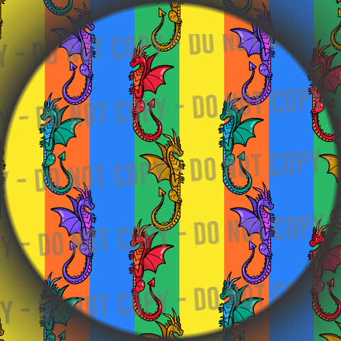 Dragon Stripes - Bright