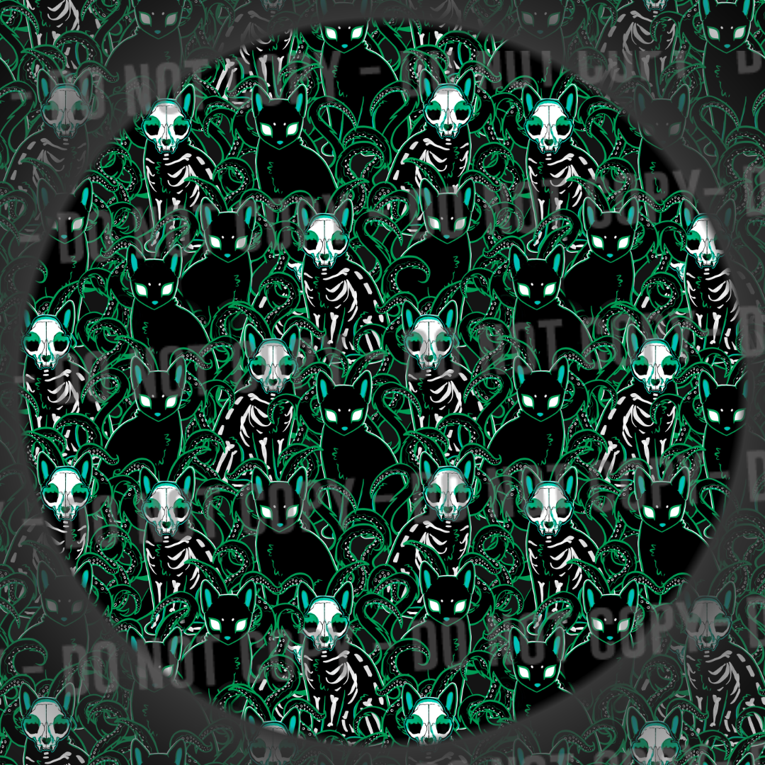 Eldritch Cats - Green