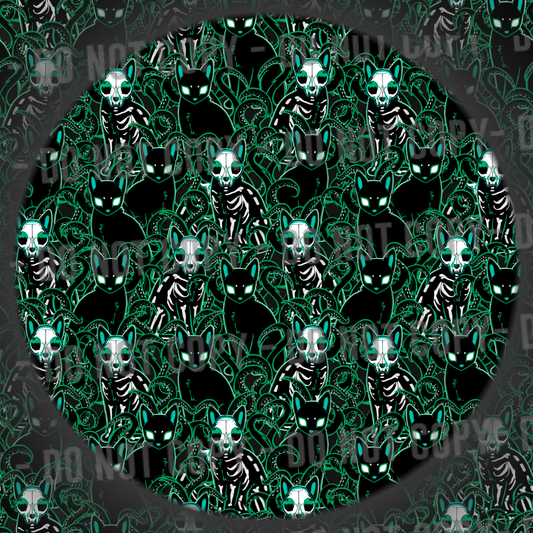 Eldritch Cats - Green