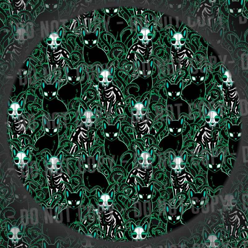 Eldritch Cats - Green