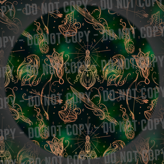 Elf - Gold & Green