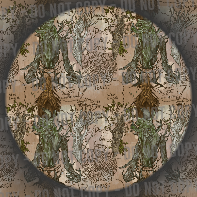 Fangorn Forest Map - Parchment