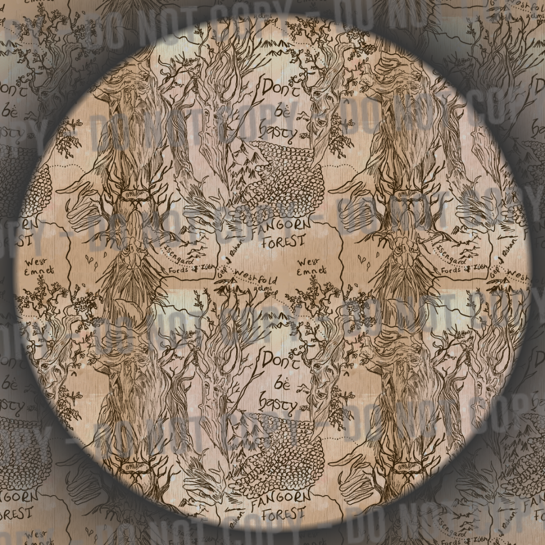 Fangorn Forest Map - Sketch