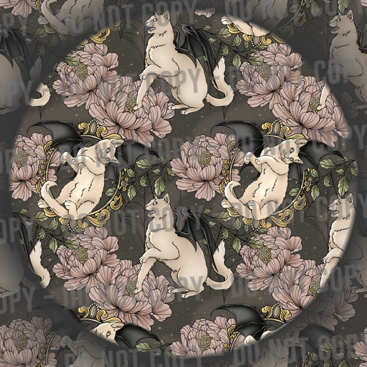 Floral Bat Cats