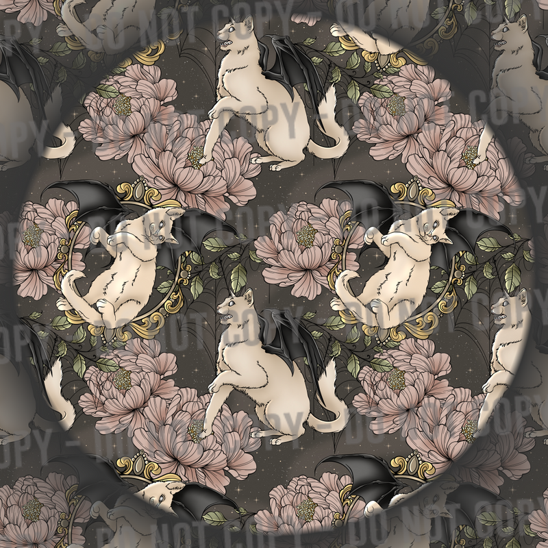 Floral Bat Cats