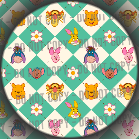 Floral Bear & Friends Diamonds - 1