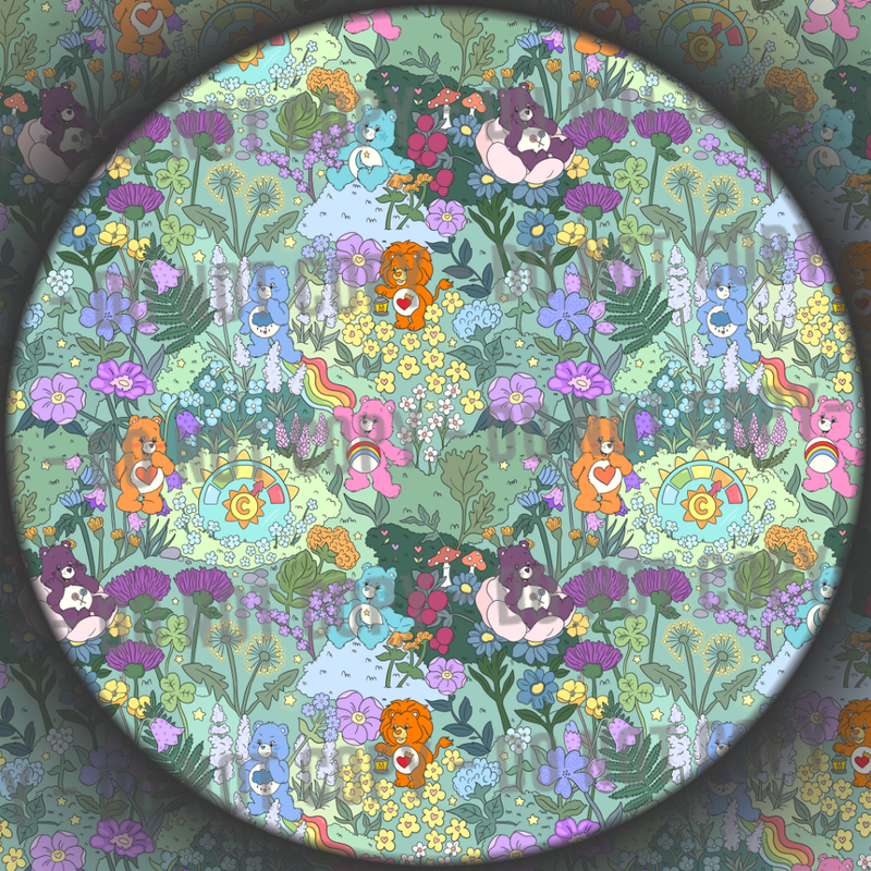 Floral Caring Bears
