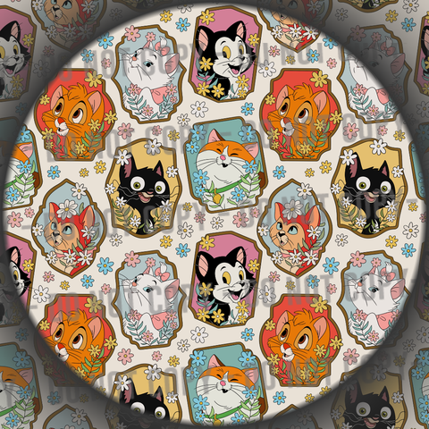 Floral Cat Frames - 2
