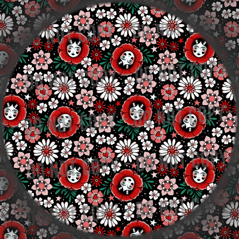 Floral Faces - 1