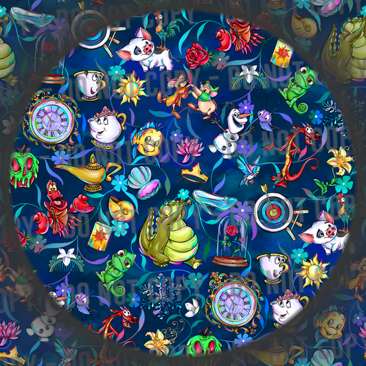 Floral Friends - Blue