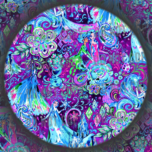 Floral Ice Queen - Purple