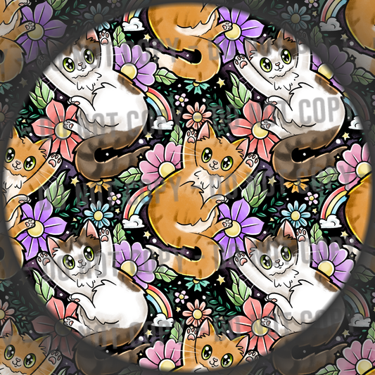 Floral Kittens - 1