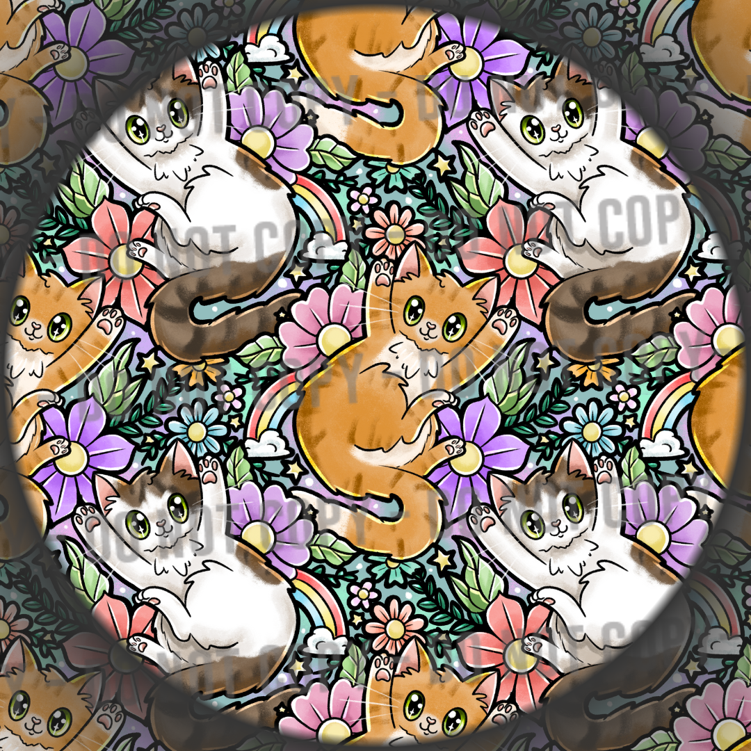 Floral Kittens - 2