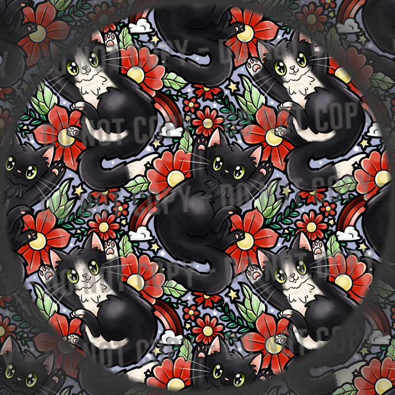 Floral Kittens - 3