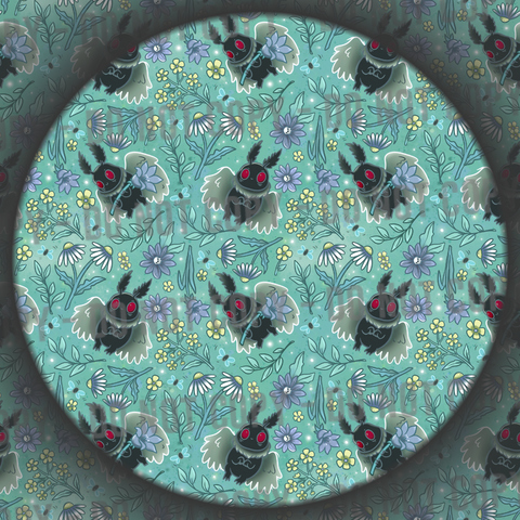 Floral Mothman - Green