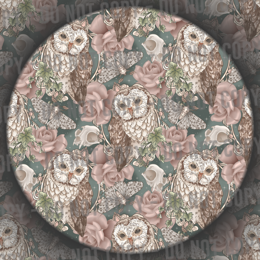 Floral Moths, Skulls & Owls - 2