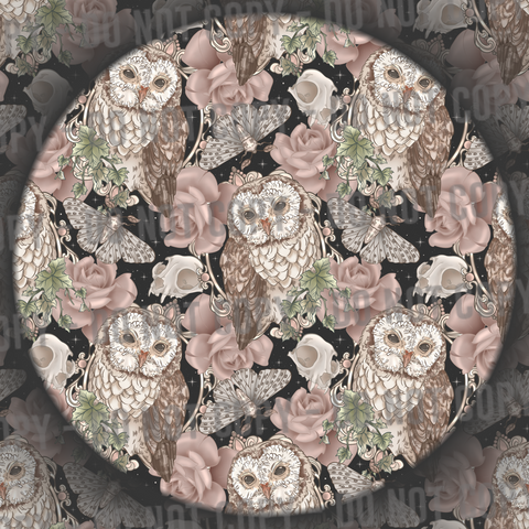 Floral Moths, Skulls & Owls - 4
