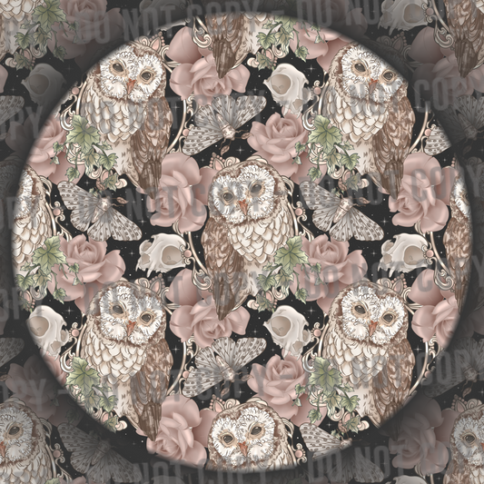 Floral Moths, Skulls & Owls - 4