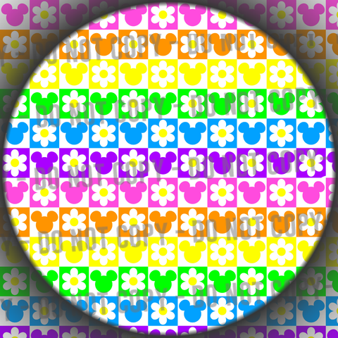 Floral Mouse Checks - 1
