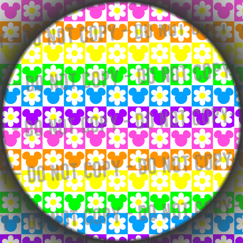 Floral Mouse Checks - 1
