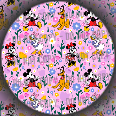 Floral Mouse & Friends - 1