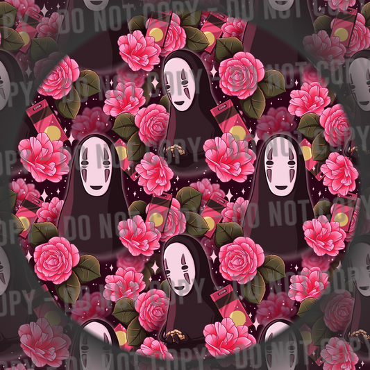 Floral No Face - Pink