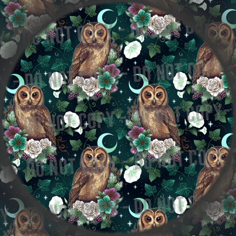 Floral Owl - 1