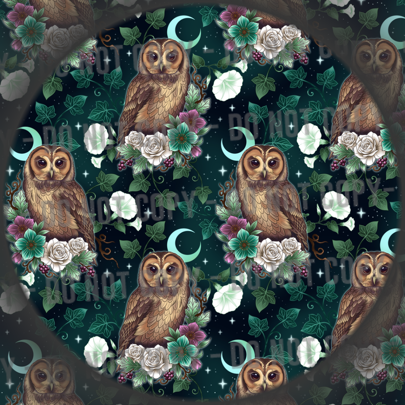 Floral Owl - 1