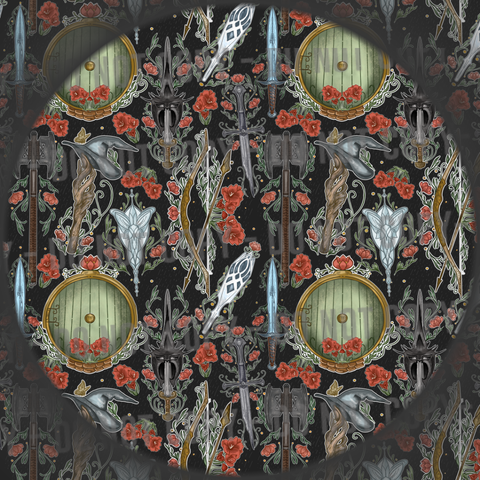 Floral Ring Elements - Dark