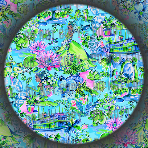 Floral Tia - Blue