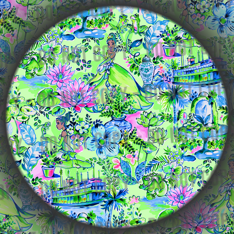 Floral Tia - Green