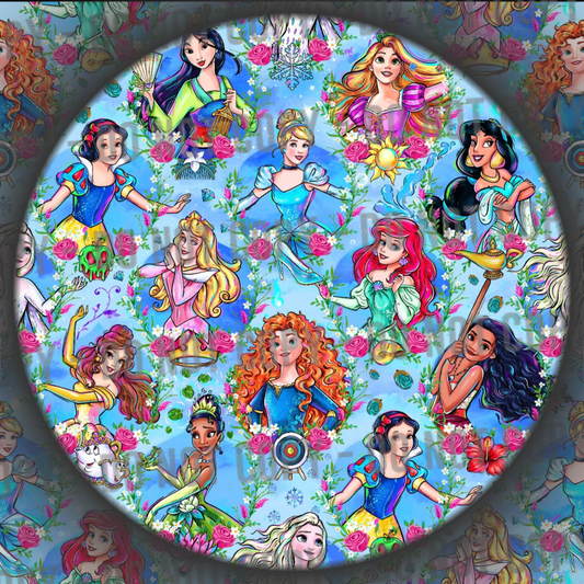 Flower Power Princess - Blue