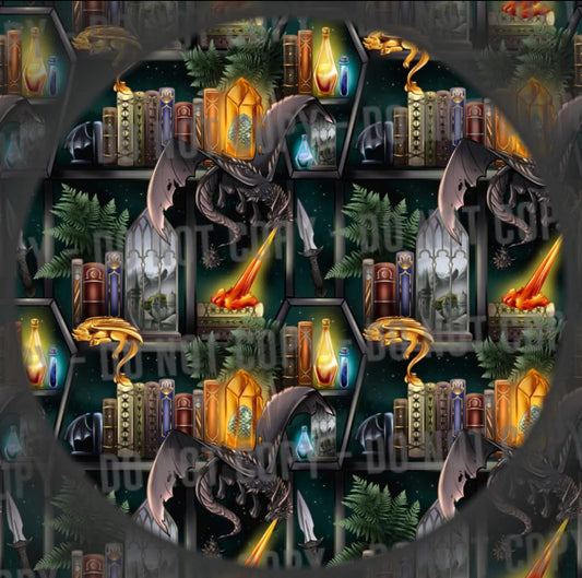 Forest Dragon Bookshelf