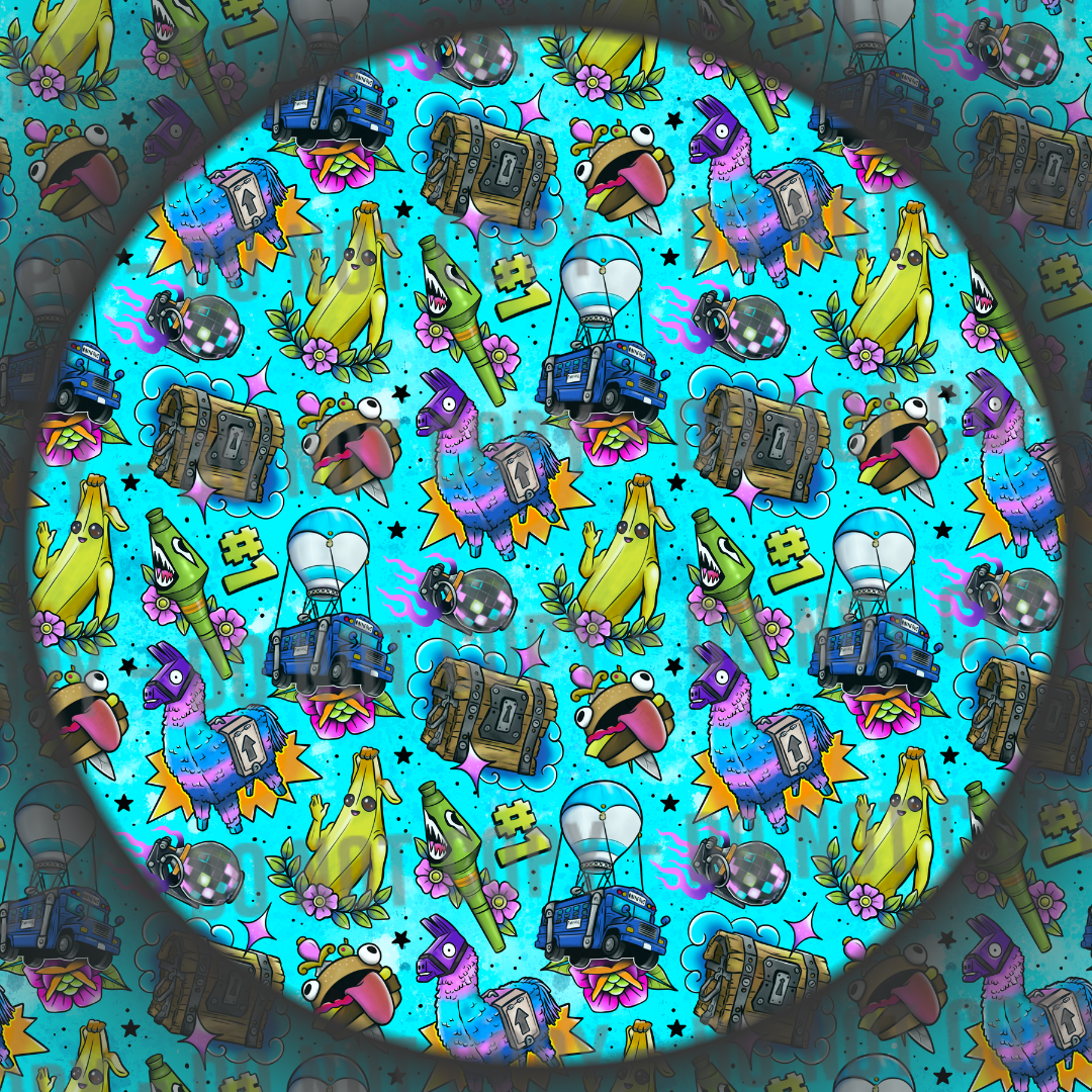 Fort Tattoos - Light Blue
