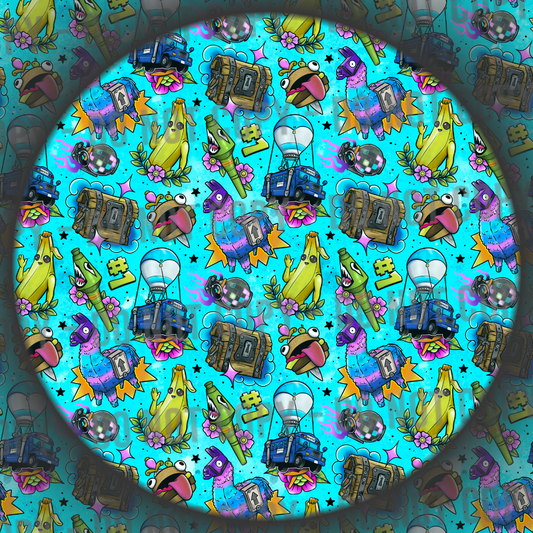 Fort Tattoos - Light Blue