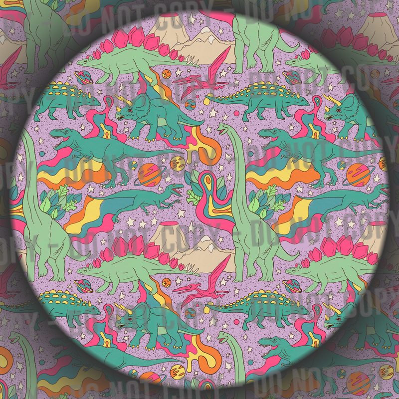 Funky Dinosaur - Purple