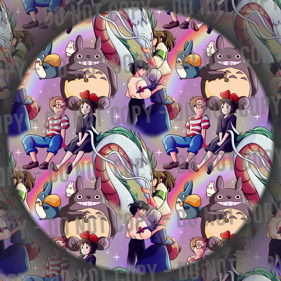 Ghibli Friends - Rainbow