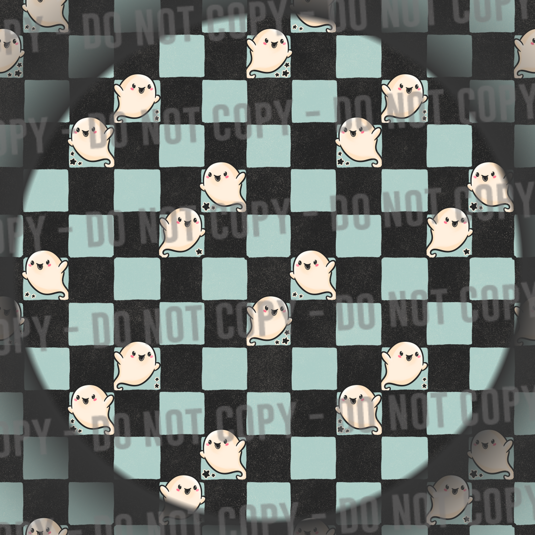 Ghost Checks - Black & Blue