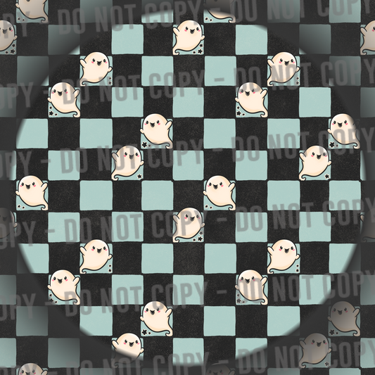 Ghost Checks - Black & Blue