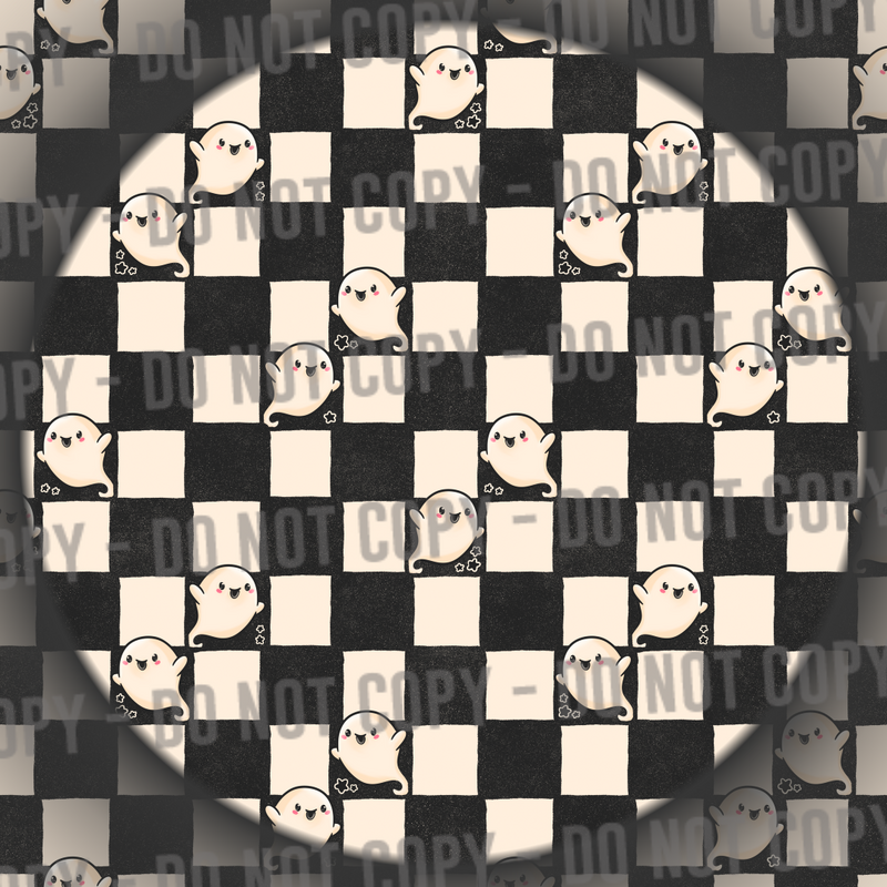 Ghost Checks - Black & White