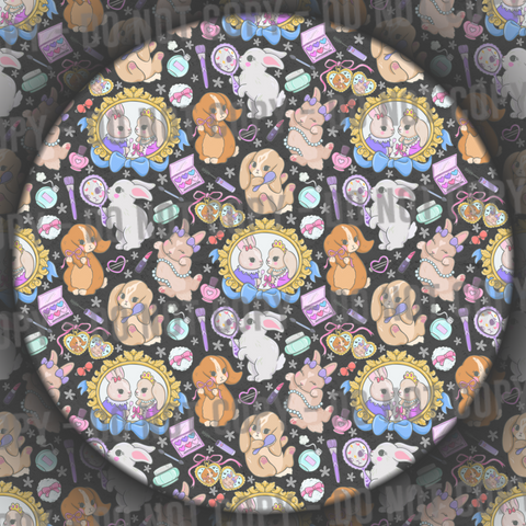 Glam Bunnies - Black