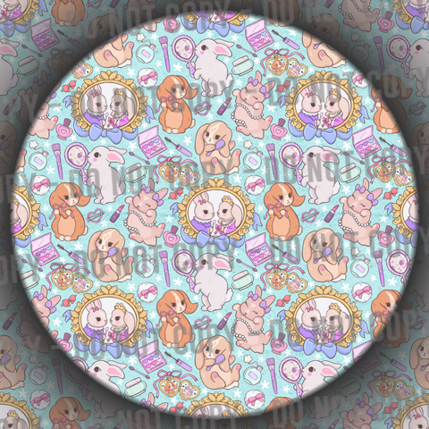 Glam Bunnies - Blue