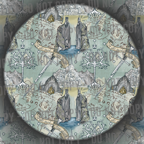 Gondor Map - Blue